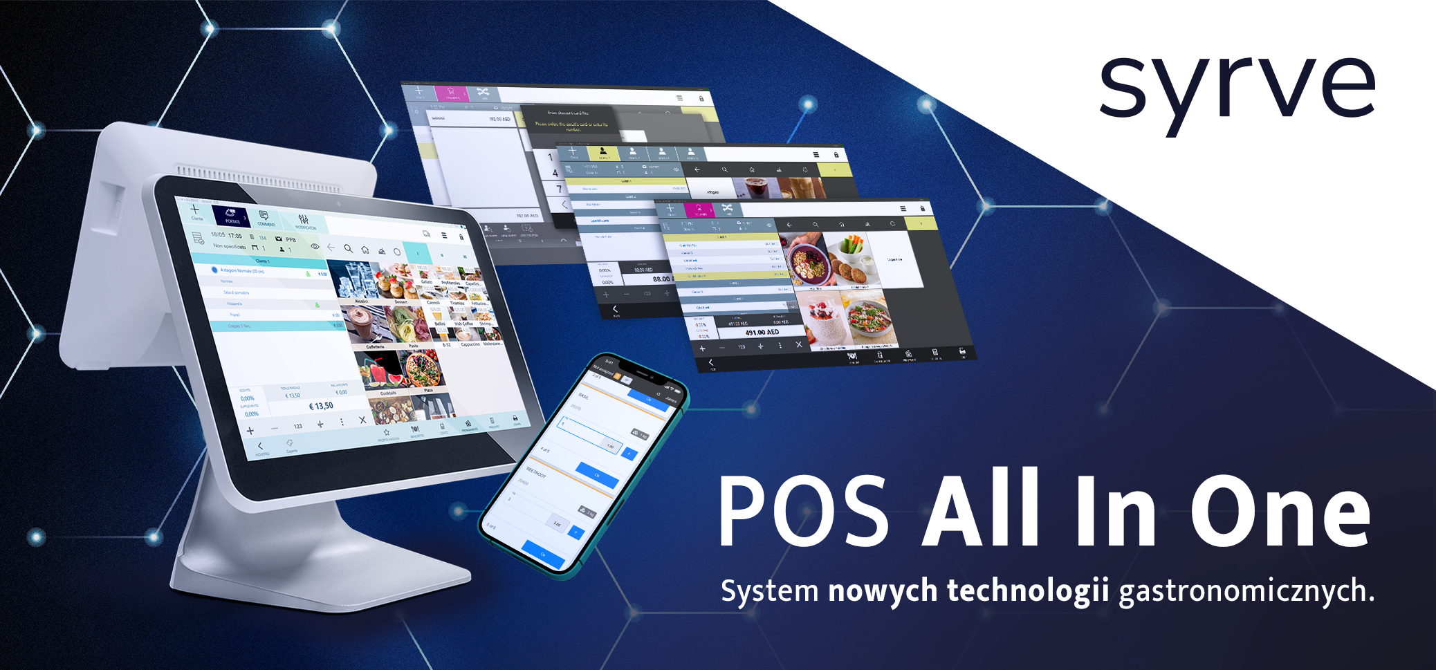 System pos syrve to POS All In One, opierający się na nowych technologiach gastronomicznych, całościowe zarządzanie wszystkimi obszarami lokalu gastronomicznego